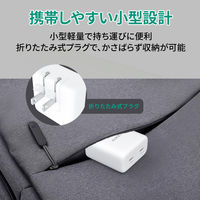 USB充電器 35W USB Type-C 2ポート Minima Duo ホワイト AC充電器 1個 AUKEY