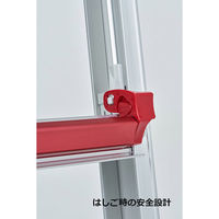 長谷川工業 上部操作式伸縮脚 兼用脚立 7段 RYR-21 1台（直送品）