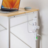 延長コード 電源タップ 5m 2P（ピン） 10個口 スイッチ ホワイト TAP-SP2110N-5W サンワサプライ 1個（直送品）