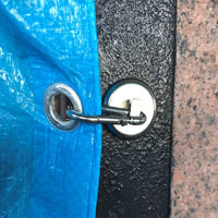 サンケーキコム 超強力マグネットフック回転式 カラビナ付 25mm HMK25 1セット(2個)