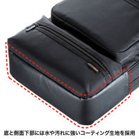 ビジネスバッグ 15.6インチワイド 3WAY ブラック 縦型 通勤用 BAG-3WAY23BK 1個