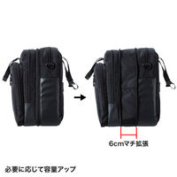 ビジネスバッグ 15.6インチワイド 3WAY ブラック 出張用 大型 BAG-3WAY22BK 1個（直送品）