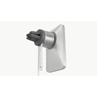 ワイヤレス充電器 車載用 Magsafe対応 カーチャージャ― iPhone 14 13 / 12 エアコン吹き出し口用 シルバー　Belkin ベルキン