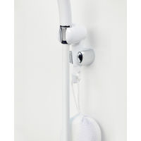 ガオナ 後付式角度調節シャワーフック（ホワイト GA-FP003 1個