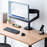 サンワサプライ モニタアーム補強プレート（ブラック） CR-LAPLT1BK 1枚（直送品）