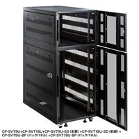 【アウトレット】サンワサプライ 19インチマウント型サーバーラック(18U・D1100) CP-SVT18U 1個（直送品）