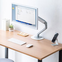 サンワサプライ モニタアーム補強プレート（ホワイト） CR-LAPLT1W 1枚（直送品）