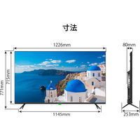 JAPANNEXT 55インチ4K対応ワイド液晶モニター JN-HDR552IPS4K 1台（直送品）