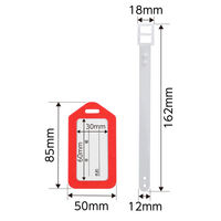 アーテック ネームタグ レッド 91764 1枚