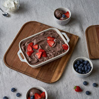 ストウブ(Staub) レクタンギュラーディッシュ アイボリー 20×16cm 40511-865-0 1枚