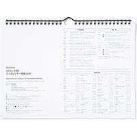 高橋書店 【2024年版】エコカレンダー壁掛 A4 E68 1セット(2冊)（直送品）
