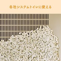 エリエール キミおもい パワフル消臭・抗菌 システムトイレ用 ネコ砂 紙タイプ 大粒 4L 1袋 大王製紙