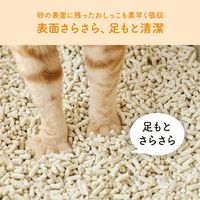 エリエール キミおもい パワフル消臭・抗菌 システムトイレ用 ネコ砂 紙タイプ 大粒 4L 3袋 大王製紙