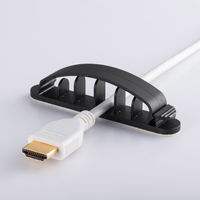 サンワサプライ 粘着固定ケーブルホルダー(フタ付き・3個入り) CA-513 1個