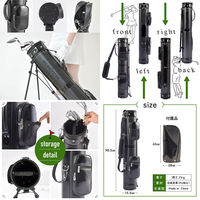 大河商事 ゴルフバッグ　軽量　大容量　防水設計　男女兼用　安定感　出し入れスムーズ　大口径 monowa023 1個（直送品）