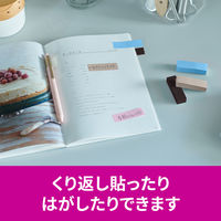 スリーエム(3M) ポストイット ふせん 付箋 強粘着 見出し 50mm×15mm マルチカラー9 1ケース（8冊入） 700SS-MC-9