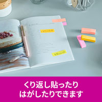 スリーエム(3M) ポストイット ふせん 付箋 強粘着 見出し 50mm×15mm マルチカラー6 1ケース（8冊入） 700SS-MC-6N