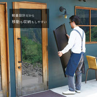 アスカ A型ブラックボード Lサイズ BB045 1台