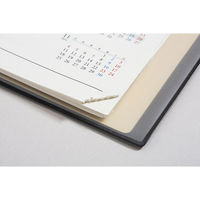 高橋書店 【2024年版】リングダイアリー A5 見開き1週間 月曜始まり 黒 452 1冊（直送品）