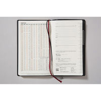 高橋書店 【2024年版】ニューダイアリーアルファ11 手帳判 バーチカル 月曜始まり 黒 105 1冊（直送品）