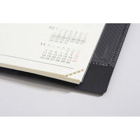 高橋書店 【2024年版】リングダイアリースリム A5変型 見開き1週間 月曜始まり 黒 93 1冊（直送品）