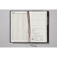 高橋書店 【2024年版】ニューダイアリーアルファ10 手帳判 片側1週間+ノート 月曜始まり 黒 104 1冊（直送品）