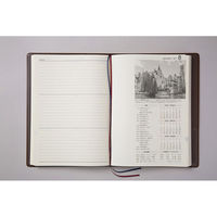 高橋書店 【2024年版】3年卓上日誌 A5 3年連用 茶 63 1冊（直送品）