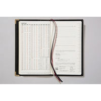 高橋書店 【2024年版】ニューダイアリーアルファ1 手帳判 片側1週間+ノート 月曜始まり 黒 99 1冊（直送品）