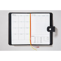 高橋書店 【2024年版】ティーズクラブ2 手帳判 片側1週間+ノート 月曜始まり ブラック 185 1冊（直送品）