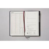 高橋書店 【2024年版】ニューダイアリーアルファ9 手帳判 片側1週間+ノート 日曜始まり 黒 111 1冊（直送品）