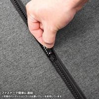 サンワサプライ パーティションブース 幅500×奥行30×高さ1600mm（パネル1枚あたり） グレー SPT-PB002GY 1セット（直送品）