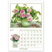 フロンティア 2024年壁掛けカレンダー　橋本不二子　Roses　L CAL-130 2冊（直送品）