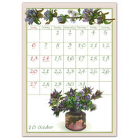 フロンティア 2024年壁掛けカレンダー　橋本不二子　書き込み　L CAL-126 2冊（直送品）