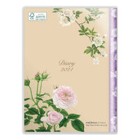 フロンティア 2024年ダイアリー クラシックローズ 紫 A6 DY-088 3冊（直送品）