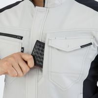 アンドレスケッティ A-7078 ストレッチ長袖シャツ M ブルー コーコス信岡 1着（直送品）