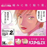 パスタイムZX 14枚 10箱セット 祐徳薬品工業　貼り薬　テープ剤　微香性 肩の痛み　筋肉痛【第2類医薬品】