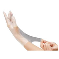 エブノ No.3061 エブケアシルキーグローブ 使い捨て手袋 半透明 箱入 Lサイズ 1箱(100枚)