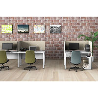 オカムラ ジャスタスデスク 専用オプション デスクトップパネル 幅2000mm ベージュ（金具 ブラック） 1セット4梱包  オリジナル