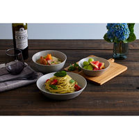 アイリスオーヤマ 食器 3点セット グレー MNW-3S 1セット(3個入)