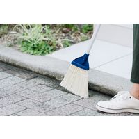 山崎産業 コンドル 庭箒ニューブルロン 短柄   屋内・屋外用ほうき PP毛 化繊箒　1セット（3本）