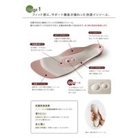 TB101-BLK×BLK-M(23.0cm~23.5cm)　ナースシューズ（直送品）