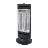 YAMAZEN 遠赤外線 カーボンヒーター 2段階切替 自動首振り 障害物センサー搭載 900W DC-SW093(AB) 1台