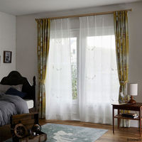 スミノエ ピーターパン レースカーテン ディズニー フライインザスカイボイル 2400×1040mm ホワイト １セット(2枚入)（直送品）