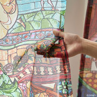 スミノエ プリンセス レースカーテン ディズニー テイルオブラブボイル 3000×1540mm マルチ １セット(2枚入)（直送品）