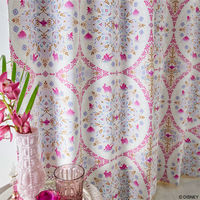 スミノエ プリンセス カーテン ディズニー マジックランプ 1500×1200mm ピンク １セット(2枚入)（直送品）