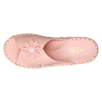 パンジー スリッパ レディース ルームシューズ 軽量 (抗菌)9370 1足 LL(24.5cm～25.0cm) ピンク（直送品）