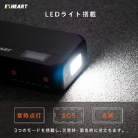 ポータブル電源 小型 ミニ 蓄電器 蓄電池 148Wh 防災 急速充電PD60W対応 EXHEART EXPS-100BK 1台