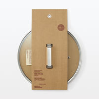 無印良品 中が見えやすい 強化ガラス蓋 直径24cm対応 良品計画