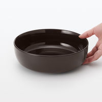 無印良品 日常の器 ボウル 大 ダークブラウン 約直径21cm 良品計画