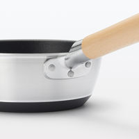 無印良品 鍋としても使える こびりつきにくいフライパン 深型 IH対応 約直径20cm 良品計画